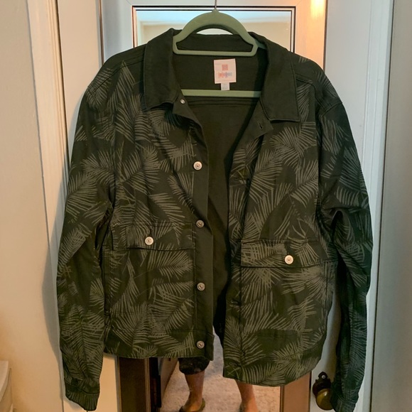 LuLaRoe Jackets & Blazers - Lularoe Kenny army green Jacket